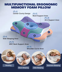 CloudCoz uso de la almohada para leer con reposabrazos y confort