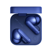 CMF BY NOTHING front view of blue Buds Pro 2 showcasing compact case and earbuds for portable listening