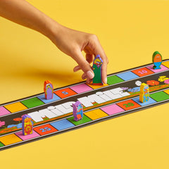 CMYK Magical Athlete group playing around table illustrating fast, social party fun