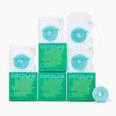 Cocolab Cocofloss front packaging 4-pack showing mint label and eco benefits