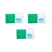 Cocolab Cocofloss front packaging showing three mint-scent spools for value