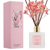 COCORRÍNA botella frontal con flor de cerezo y diseño elegante