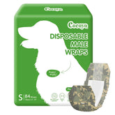COCOYO front packaging showing 84-count small male wraps and benefits