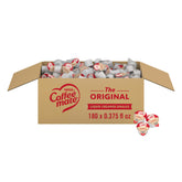 Coffee Mate caja frontal mostrando 180 porciones y conveniencia