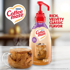 Coffee Mate detalle de la bomba y cuello indicando seguridad y cierre hermético
