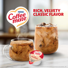 Coffee Mate sobre individual abierto listo para usar y práctico