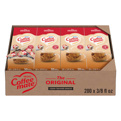 Coffee mate caja dispensadora frontal, presentación profesional y orden