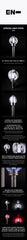 cokodive Enhypen lightstick ver.2 handle close-up with ergonomic grip for long concerts