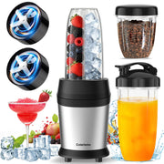 Colarlemo blender front view showing controls and compact benefit