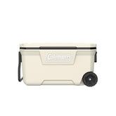 Coleman 316 Series front view in desert sand showing rugged durability and large capacity