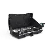 Coleman Triton front view of closed carry case showing portability and latch