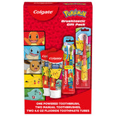 Colgate Pokemon pack frente muestra set completo con diseño atractivo