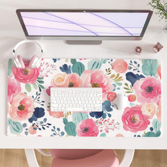 Colorful Star alfombrilla frontal rosa floral mostrando estilo y protección