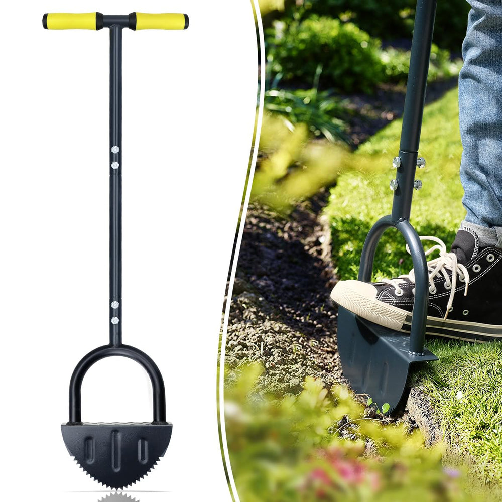 Colwelt front view of edger showing full tool for clear identification and benefit