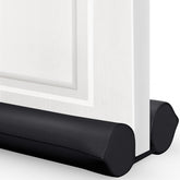 Comfyanno vista frontal de la funda negra que sella el hueco y ahorra energía