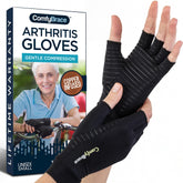 ComfyBrace front view of gloves showing compact supportive design and ease of wear