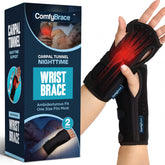 ComfyBrace front view of 2-pack showing packaging and product benefits
