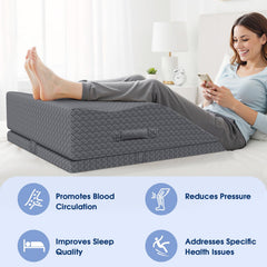 ComfyInLove detalle mostrando las dos alturas ajustables 6 y 8 pulgadas