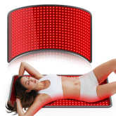 Comfytemp mat front view showing full 33x17 LED coverage and convenience