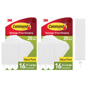 Command XL front packaging showing 32 pairs and weight capacity benefit