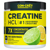 CON-CRET front packaging lemon lime showing product and serving count