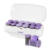 Conair hot rollers front packaging showing lavender set and benefits