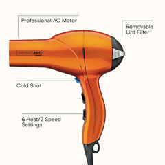 Conair INFINITI PRO boquilla concentradora mostrando control y brillo