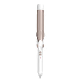 Conair frente del rizador mostrando diseño blanco rosé gold y beneficio profesional