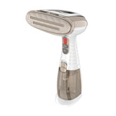 Conair Turbo ExtremeSteam front view showing controls and white champagne finish, easy handling