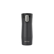 Contigo West Loop frente mate negro mostrando diseño elegante y seguridad