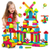 Contixo front packaging showing 144-piece set and educational benefits