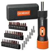 coobeast screwdriver front view showing compact ergonomic handle and drive