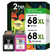 Cool Toner frontal del paquete 68XL mostrando cartuchos y ahorro