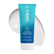 COOLA front packaging showing SPF 50 and hydrating benefit