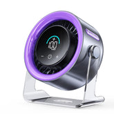 Coolhill vista frontal del ventilador mostrando diseño portátil y compacto