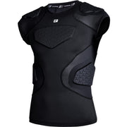 COOLOMG camiseta acolchada frontal mostrando ajuste y protección