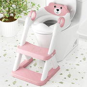 COOSEYA front view showing cushioned seat and stable stool for safer potty training