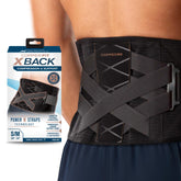 Copper Fit X-Back Brace front view showing fit and discreet profile for daily comfort
