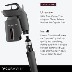 Coravin capsule surface and finish detail demonstrating high-quality manufacturing