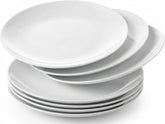 Corelle Winter Frost front view showing clean white plate and modern styling benefit