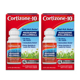 Cortizone 10 frente del empaque mostrando paquete doble y beneficios