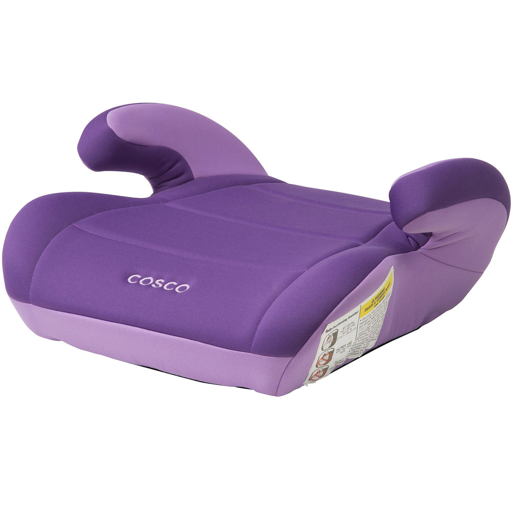 Cosco Topside vista frontal uva, acolchado cómodo para viajes y fácil traslado
