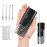 COSLUS T40 front view showing compact travel-ready design and portability benefit