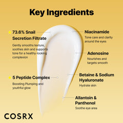 COSRX etiqueta con ingredientes clave para transparencia y confianza