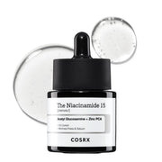 COSRX frente del envase del serum Niacinamide 15% mostrando presentación compacta y profesional