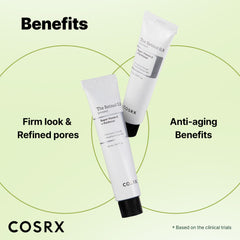 COSRX aplicación en contorno de ojos demostrando precisión y suavidad