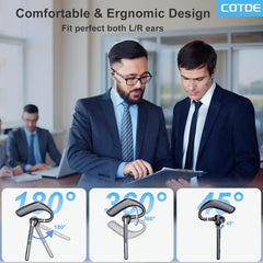 COTOE estuche con pantalla LED mostrando nivel de batería claramente
