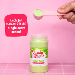 Cotton Candy Express cierre de tapa plástico para conservar el azúcar fresco