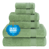 Cotton Paradise front folded set in green showing coordinated pieces and tidy presentation for easy styling