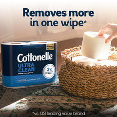 Cottonelle detalle de la hoja con CleaningRipples para mejor limpieza